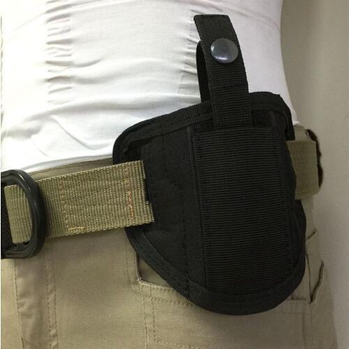 Nylon Handgun Belt Holster For Universal Compact Gun Tactical Left Right Hand Belt Holster Shooting Hunting Hand Gun Accessories