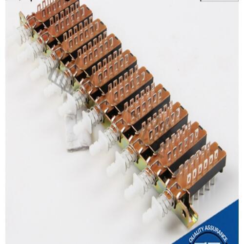 1PCS Straight key switch 12 foot lock interlocking belt hole