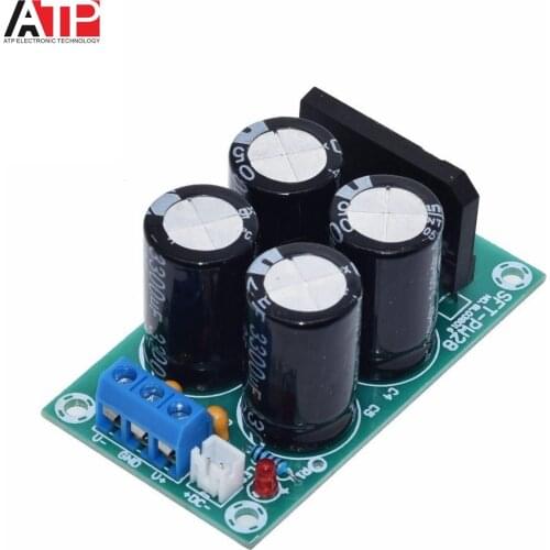 GREAT IT PW28 Dual Power Filter Power Amplifier Board Rectifier High Current 25A Flat Bridge Unregulated Power Supply Board DIY