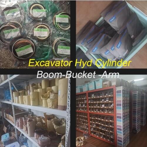 NOK Boom Bucket Arm Hydraulic Cylinder Seal KIts for Excavator Caterpillar Komatsu Hitachi Kobelco Hyundai JCB Doosan