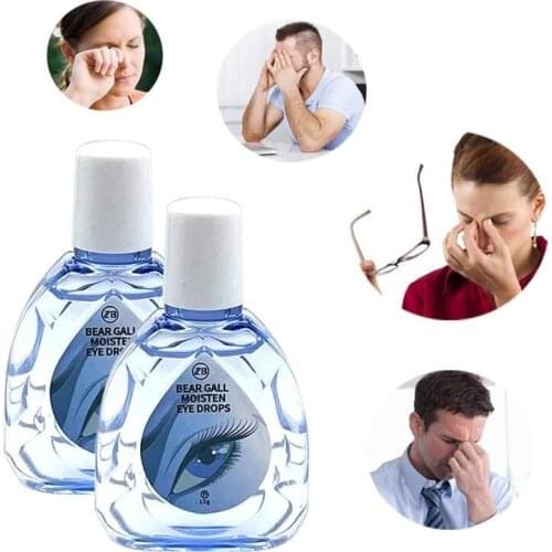 15ml Cool Eye Drops Relieve Eye Fatigue And Itching Detox Sterilization Treat Red Eyes Protect Eyesight Health Eye Care