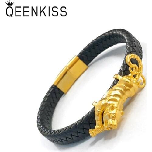 QEENKISS Leather Bracelets