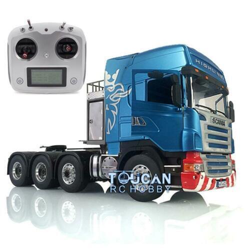 LESU 1/14 Metal Scania 8*8 Chassis RC Tractor Truck For DIY Hercules Cabin Radio Sound THZH0921-SMT2