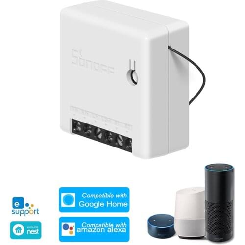 SONOFF MINI DIY Two Way Smart Switch Remote Control WiFi Switch Support An External Switch For Google Home/Nest IFTTT & Alexa