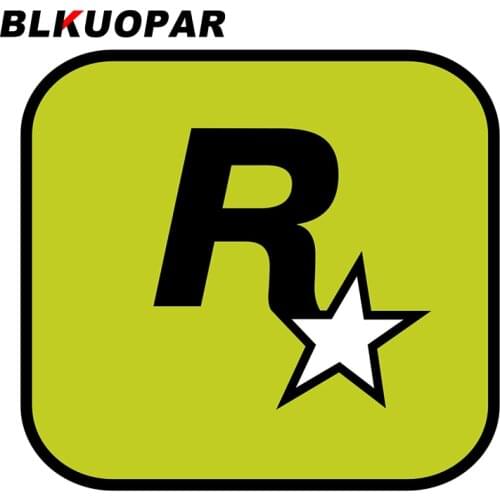 BLKUOPAR for 13cm x 12cm for Rockstar Games Personality Car Sticker Vinyl Waterproof DIY Scratch-proof Decals Simulation Fun