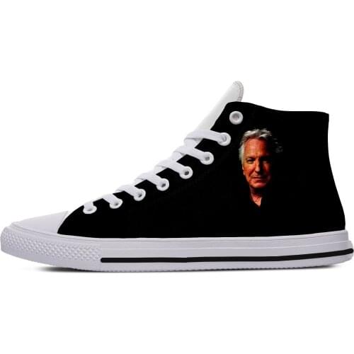 2019 hot fashion 3D Alan Rickman High Sneakers for men/women high quality 3D printing handiness casual shoes