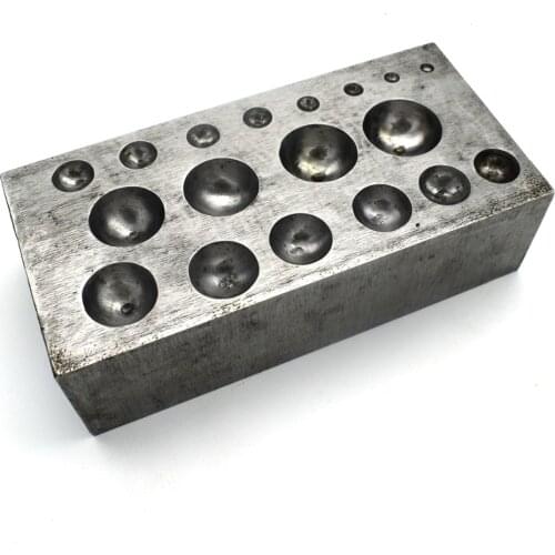Jewelry Tools Dapping Block 120*60*35mm Jewellery Molding doming Accessories