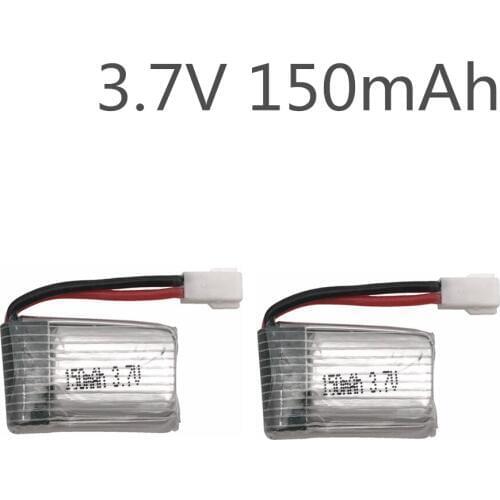 2pcs RC Part H8 Mini 30C 150mAh lipo 3.7v lipo battery 3.7V for RC H8 H48 Mini Quadcopter li-po lipo battery helicopter
