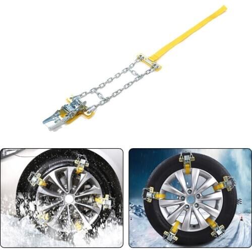165 -195mm Manganese Steel Car Tire Anti-skid Chain Emergency Anti-skid Belt For Snow Road Sand Road Car Accessories