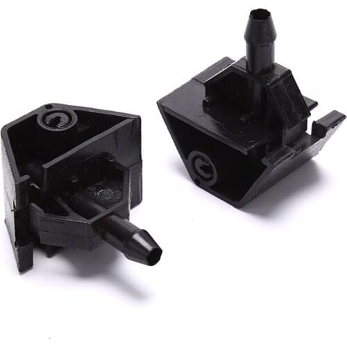 2Pcs Car Window Windshield Washer Spray Nozzle Water Jet for Nissan Qashqai