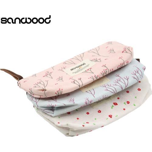 2016 Fresh Flower Floral Case Cosme tic Makeup Tool Bag Storage Pouch Purse Retail Carteira 9II2