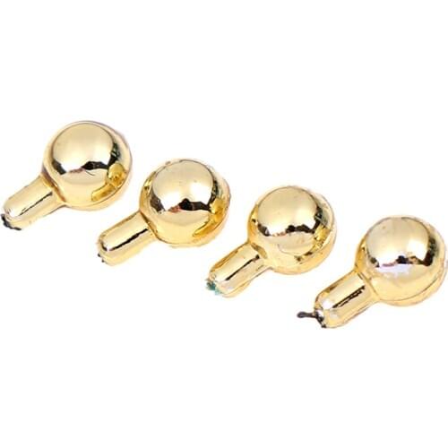 4 PCS/lot Mini Door Knobs Fittings Door Handles 1/12 Scale Dollhouse Miniature Doll House Accessories
