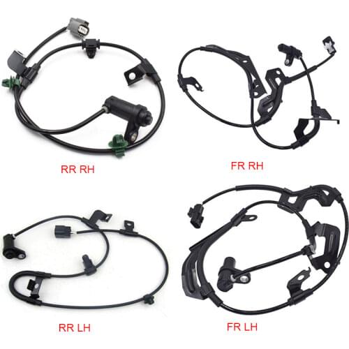 4 pcs Front & Rear Left Right ABS Sensor For Mitsubishi Triton L200 2005- MN102577 MN102578 MN102573 MN102574