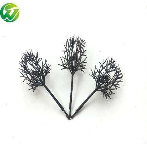 50pcs 9cm Models Hotsale Model Trees Architecture Model Making Trees Arm For Train Railway Scenery Layout