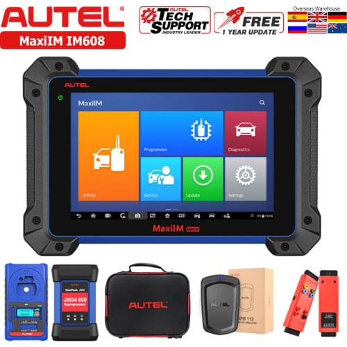 Autel MaxiIM IM608 Advanced Diagnostic Scanner IMMO Key Programming Tools with Full Systems Diagnosis Bi-Directional Scan Tool