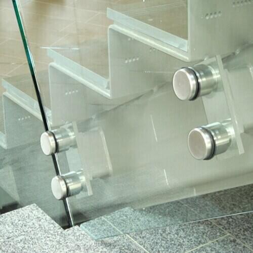 Freeshipping SUS 304# Round Stand-Off Glass Clamp