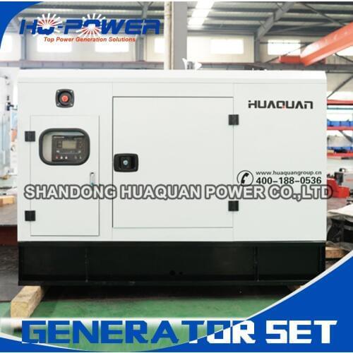 250kw silent attenuated enclosure whisper generator optional
