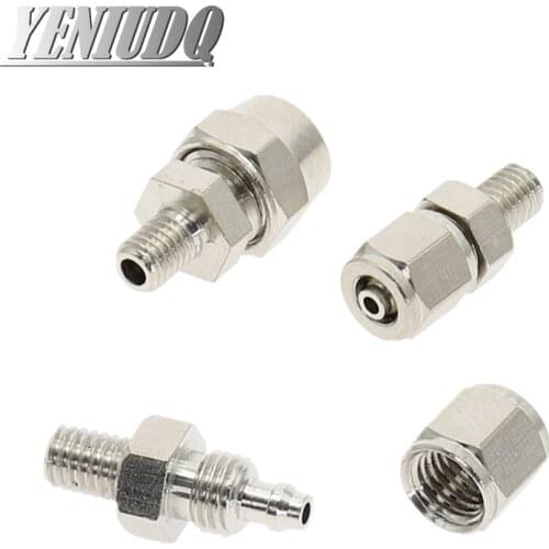 Air Hose Quick Joint Coupler Adapter 4-M5 6 8 10 12MM to M6 M8 M10 M12 M14 Male Thread Pneumatic Fast twist Fittings Connector