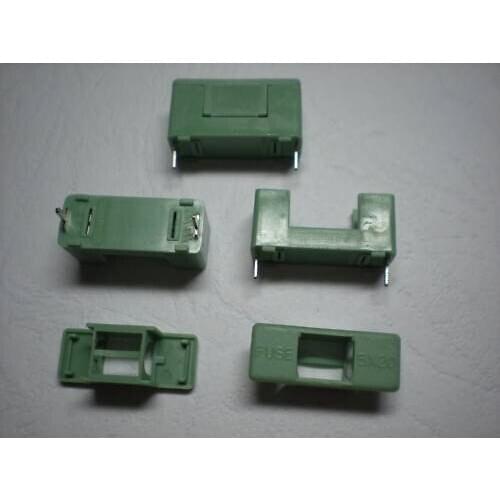 Fuse Holder PTF-7 DIP 6.3A 250V for 5x20 Green 120 pcs per lot