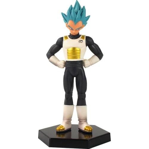 16cm Dragon Ball Z DBZ Anime Vegeta Hands Rested on His Hips PVC Action Figure Cartoon Model Toy Kids Gift Brinquedos Decoration