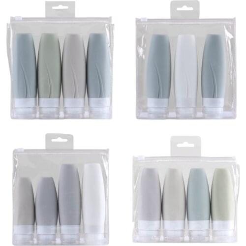 Leak Proof Travel Bottles Set Travel Containers for Travel Size Toiletries with Portable Quart Bag Storage Shampoo Lotion F19B