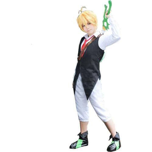 2017 Anime The Seven Deadly Sins Meliodas Cosplay Costume Full Set Any Size