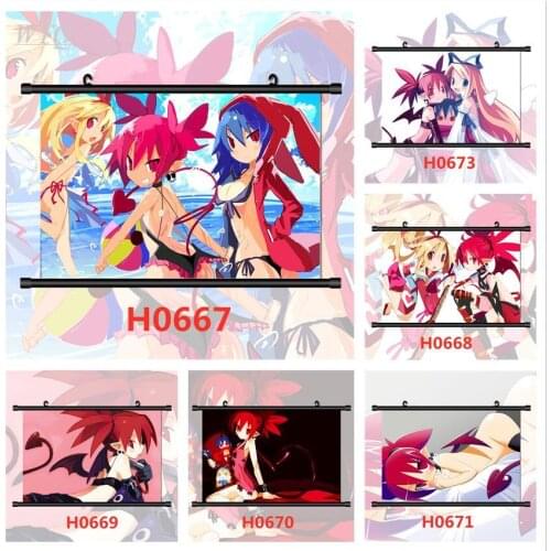 Makai Senki Disgaea Anime Manga HD Print Wall Poster Anime Posters Canvas Painting Wall Decor Wall Art Picture Room Home Decor