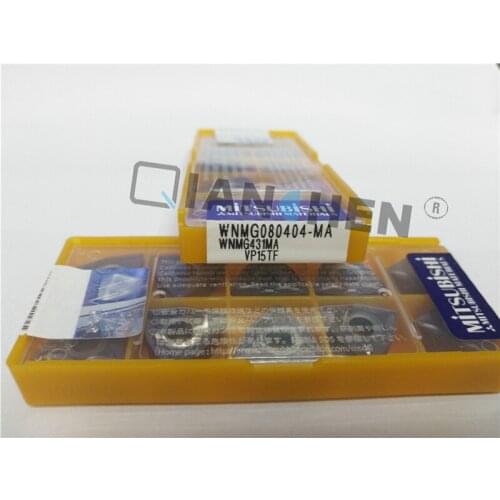 Mitsubishi 10pcs/lot WNMG080404 08 12 MA VP15TF Internal Turning Tool Hard Alloy