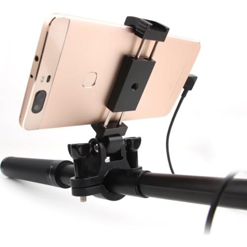 SOONHUA Mobile Phone Stand Phone Clip Bracket On Extension Rod Phone Holder For DJI OSMO Pocket