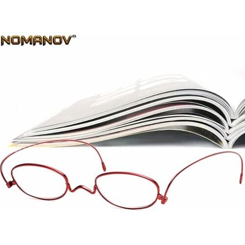 Fashion Paper Ultra-thin Rotate Portable Fold Ultralight Anti-blu Men Women Reading Glasses +0.75 +1.25 +1.5 +2.00 +1.75 TO +4