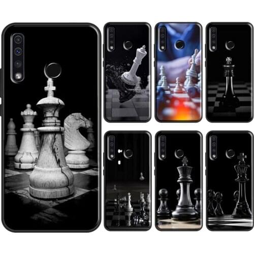 International Chess Pieces Soft Cover For Honor 9X 8X 7X 10i 7A 4C 6C 20 Pro 7C 8A 9A 7S 8S 9S 8 9 10X 10 Lite Case
