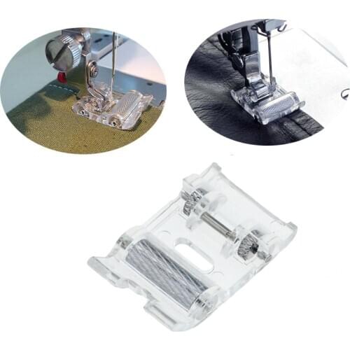 1Pcs Low Shank Roller Presser Foot For Home Art Sewing Machine Tools Supplies Accessories