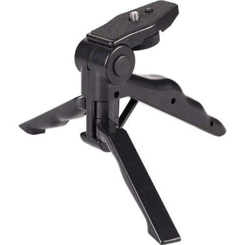 Phone Tripod Adjustable Rotation Trypod for Phone Selfie 90" Rotation Desktop Phone Stand Phone Tripod Handle Stabilizer Holder