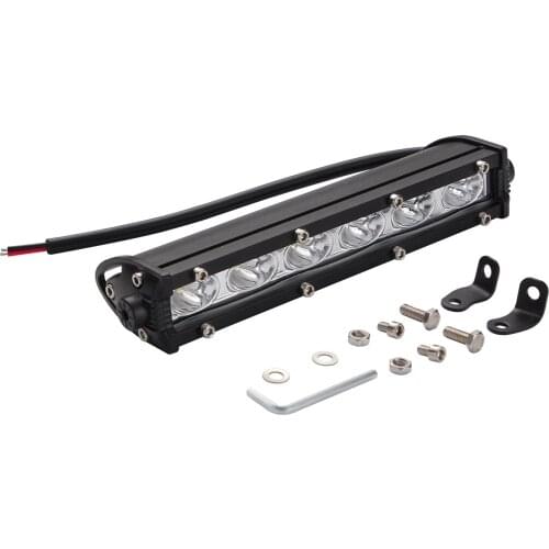 Slim 8''14''Led Light Bar 12V 24V Auto Off Road Truck Boat Tractor Trailer Work Lamp UAZ 4WD ATV Car Barra Driving Fog Lights