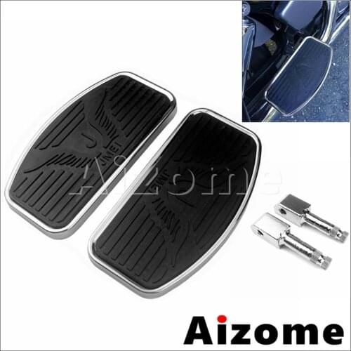 Universal Motorcycle Rear Rider Passenger Footboards Floorboards For Honda VTX 1300 VTX 1800 Yamaha V-STAR XVS 400/650 1988-2013