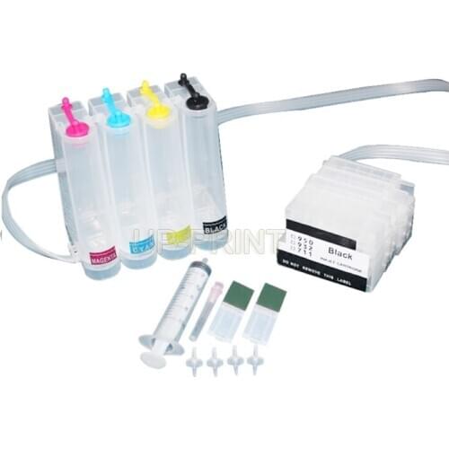 UP 1set empty Normal CISS system compatible for HP 954 954xl empty cis For HP OfficeJet Pro 7740 8210 8710 8720 8730 Printer