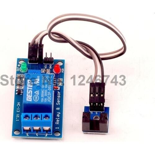 1PCS DC 5V 1 Channel Groove Type Optical Coupler Trigger Speed Sensor Relay Module