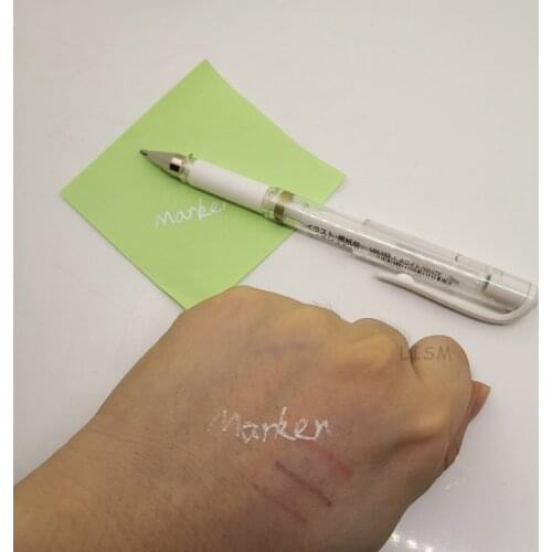 White Eyebrow Tattoo Skin Marker Pen White Surgical Eyebrow Tattoo Permanent Makeup Tools Microblading Accessories Tattoo Pen