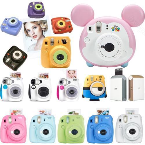 Fujifilm Instax Mini 9 Film Camera, Fuji Mini 7s, Tsum Tsum, Kumamon, Minion Instax Instant Mini Cameras, Instax SP-2 Printer