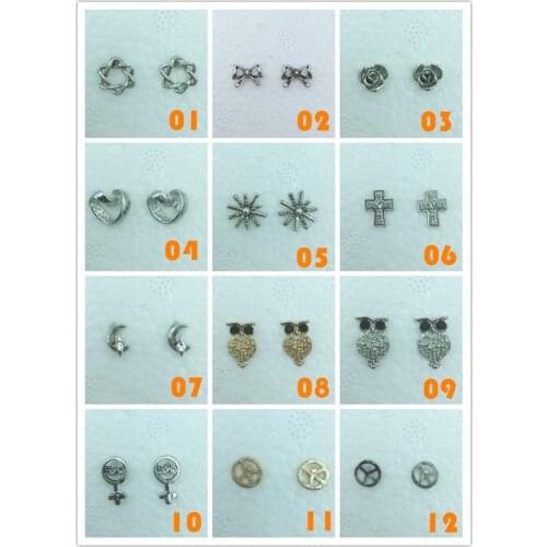 5pairs South Korea pure and fresh joker base white water drill ball stud temperament student stud cute little stud