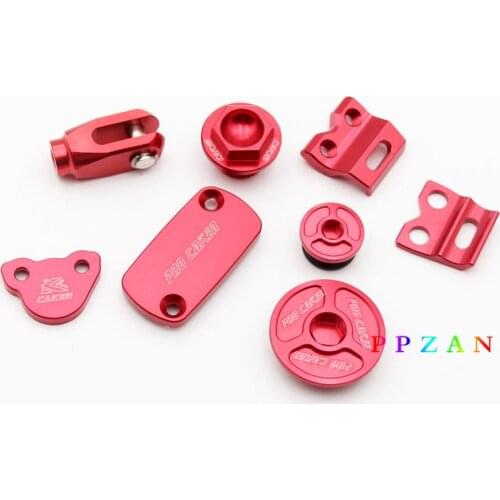 Front Rear Brake Reservoir Fluid Cover Cap Clevis Oil Engine Timing Plug Screw Kit For CRF250R CRF250X CRF450R CRF450X