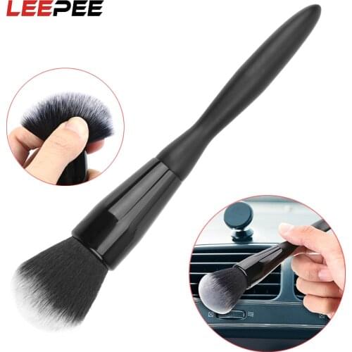 LEEPEE Car Interior Panel Cleaning Dusting Brushes Multi-Purpose Soft Cleaning Brush 20CM Lengthen Dusting Remove