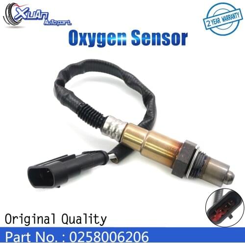 XUAN Lambda Oxygen O2 Sensor Probe Air Fuel Ratio Sensor 0258006206 For Alfa Romeo 156 GTV Spider Fiat Lancia 0258006731