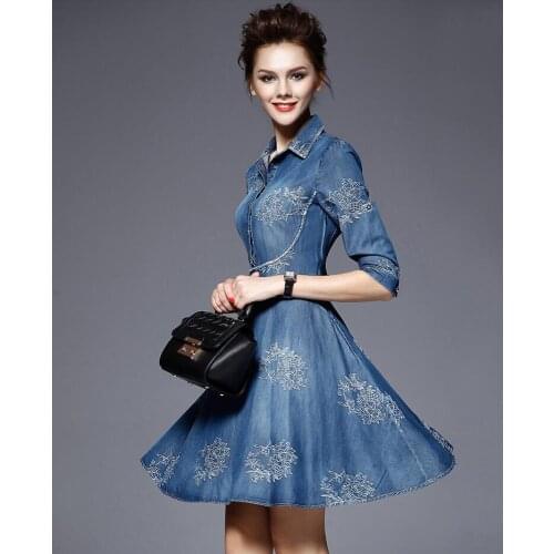 Модные платья-рубашки MDUG China At AliExpress