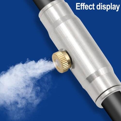 Misting Spray Nozzle 0.1mm 0.2mm 0.3mm 0.4mm 0.5mm Plug Anti Drip Garden Water Mister Cooling Thread Brass Sprinkler