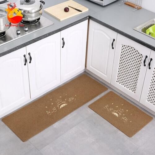 Modern Simple Style Cartoon Kitchen Mat Non-slip Door Mat Floor Mat Bathroom Living Room Home Decoration