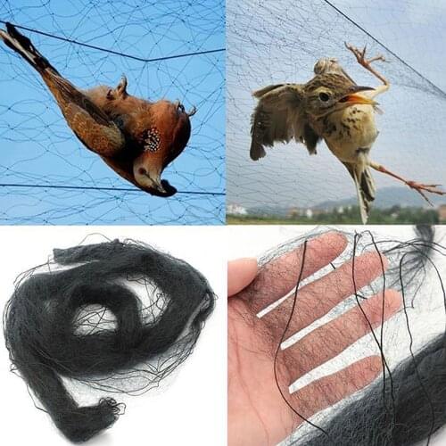 Nylon Anti Bird Net 4m/6m/8m/10m/15/20m Netting Mesh for Fruit Crop Plant Tree Bird-Preventing Netting Garden Agriculture Tools
