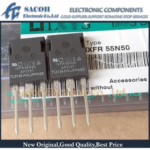 Free Shipping 5Pcs IXFR55N50 IXFR50N50 IXFR48N50Q IXFR48N60P IXFR48N60Q3 ISOPLUS247 55A 500V Power MOSFET