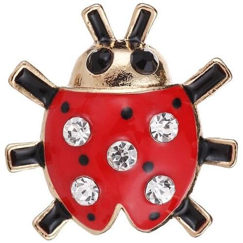 New Style Colorful Aimal Rhinestone Red Pin Brooch Fashion