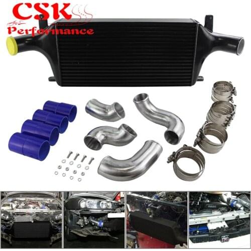 Upgrade FMIC Intercooler Kit Fits For Nissan Skyline R33 R34 GTR RB26DETT Blue/Red/Black